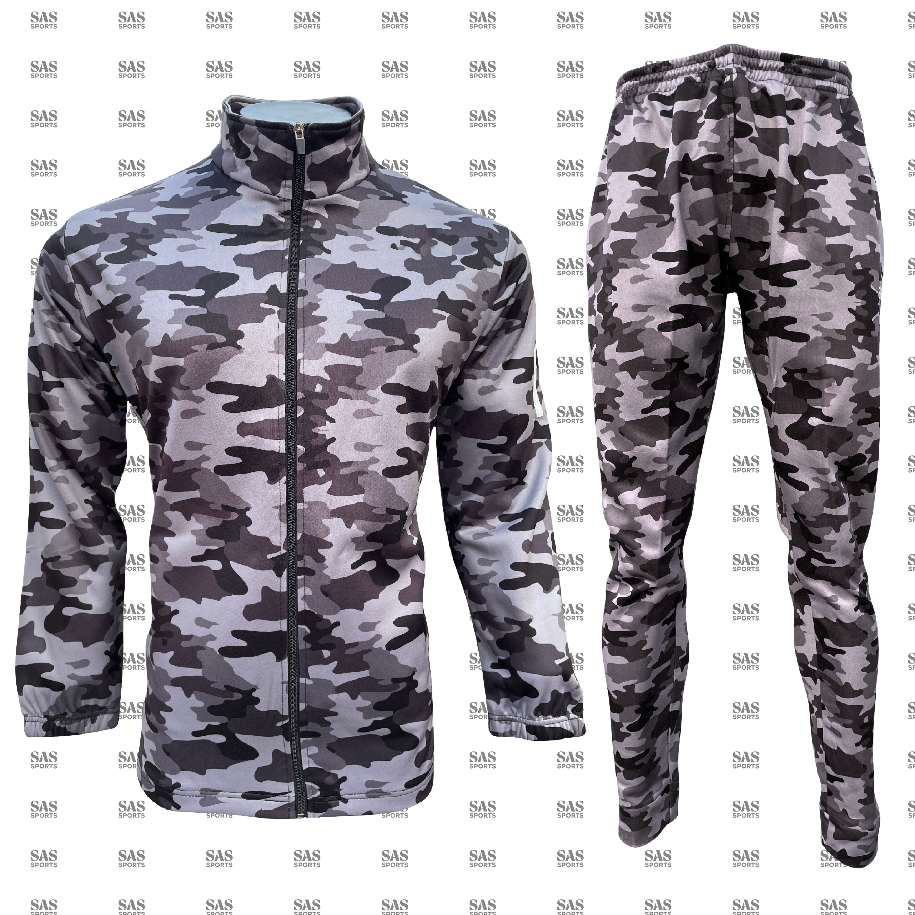 4 way stretch lycra fleece sublimation tracksuit